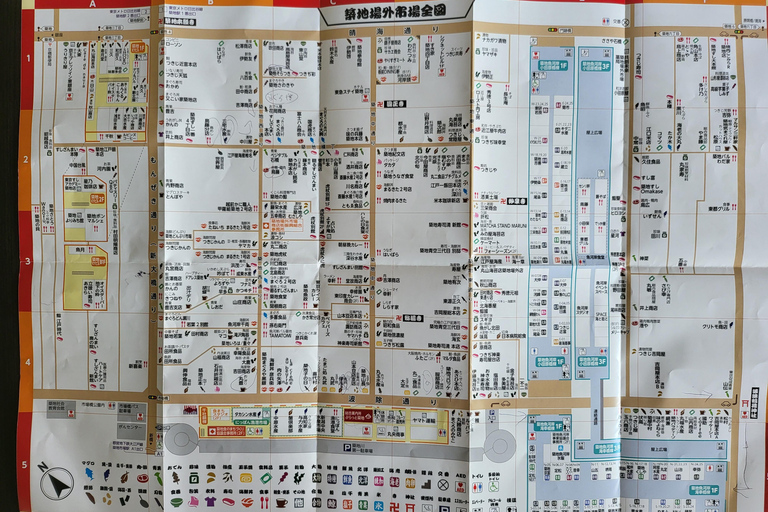 Matupplevelse på Tsukiji-marknaden - 3 timmar