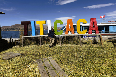 From Puno: Lake Titicaca 2-Day Tour with Homestay From Puno: 2-Day Guided Tour with Fixed Pickup Point