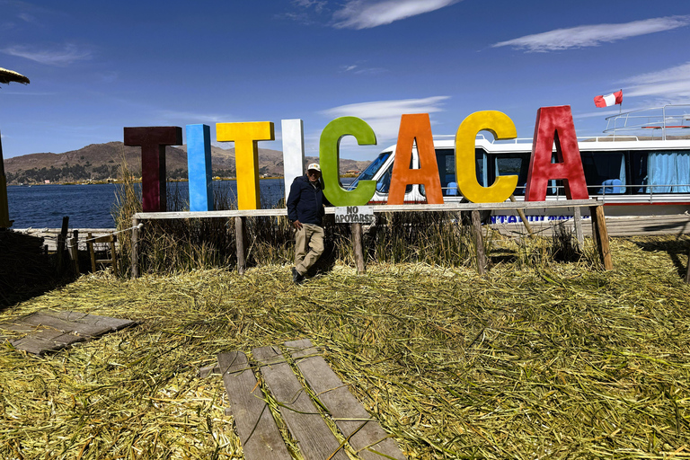 From Puno: Lake Titicaca 2-Day Tour with Homestay From Puno: 2-Day Guided Tour with Fixed Pickup Point