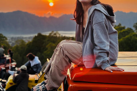 Mount Batur Jeep Sunrise Experience with Local Geopark Guide Jeep Sunrise With transfer