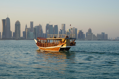 Doha: Traditional Dhow Boat Cruise with Skyline Views