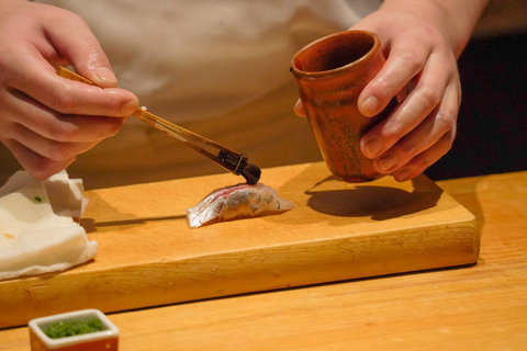 Hochwertiges Sushi &amp; Tempura-Essen in Ginza