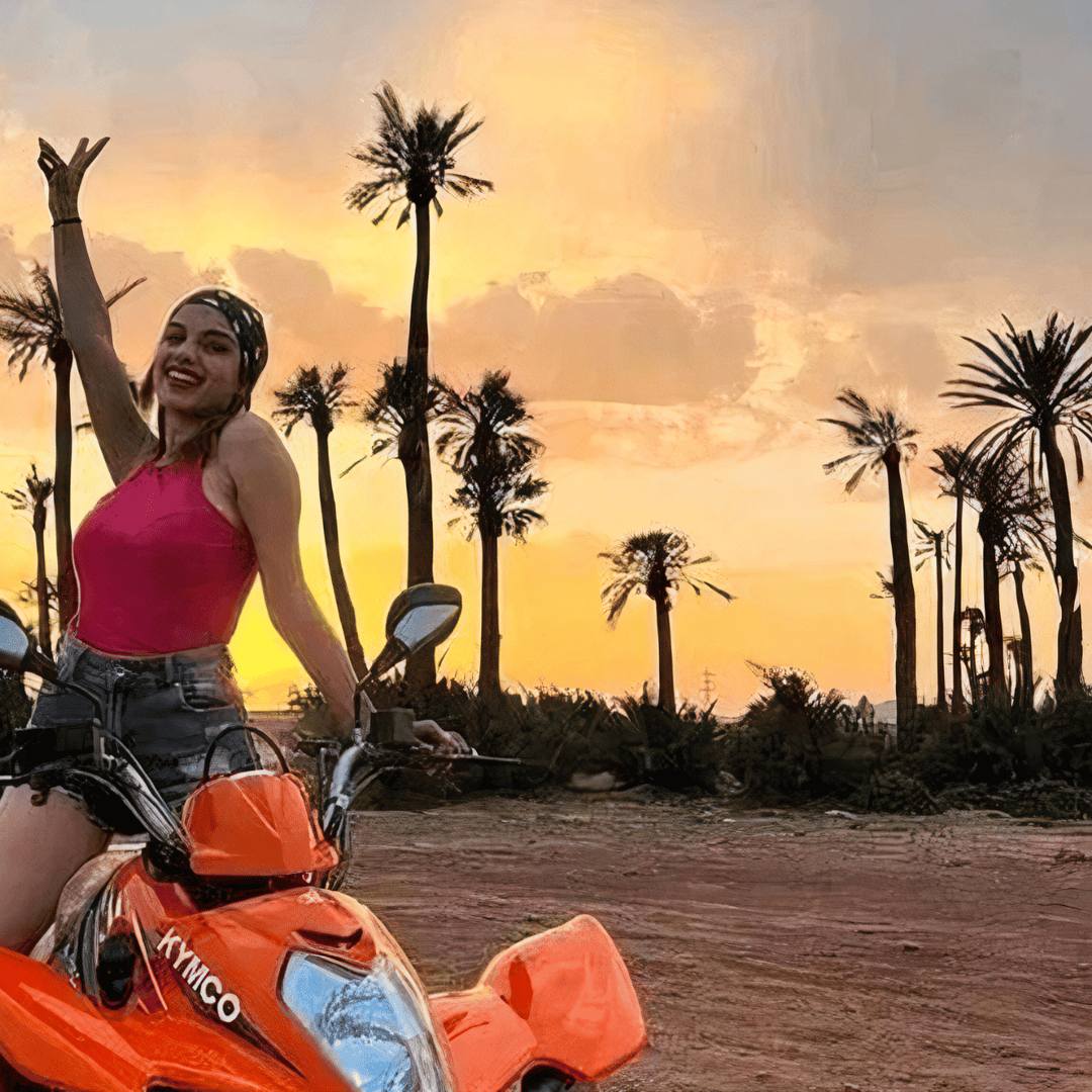 Aventure en quad dans l'oasis de palmiers et Jbilat - quad