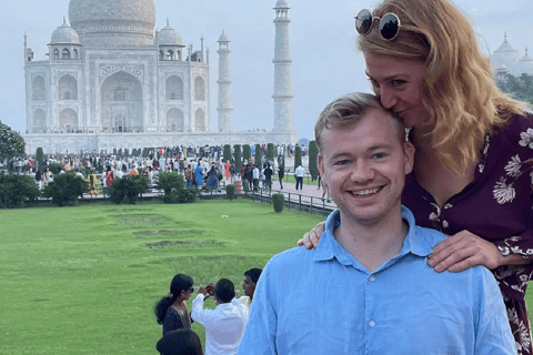 From Delhi: Overnight Taj Mahal & Agra City Tour by Car Private Tour With 4-Star Hotel Accommodation