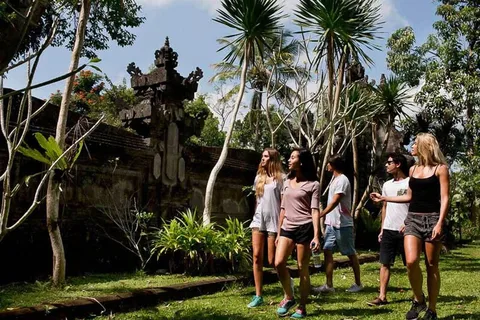 From Ubud: 3-Hour Tropical Trek and Taro Village Tour