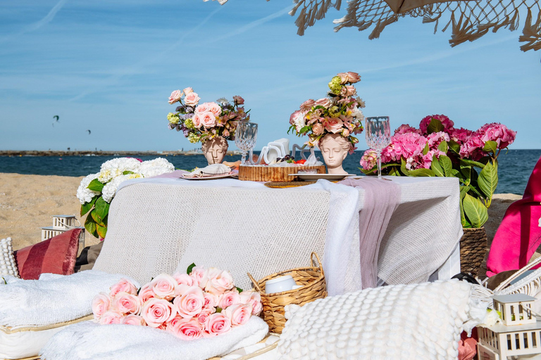 Picnic romántico en la playa