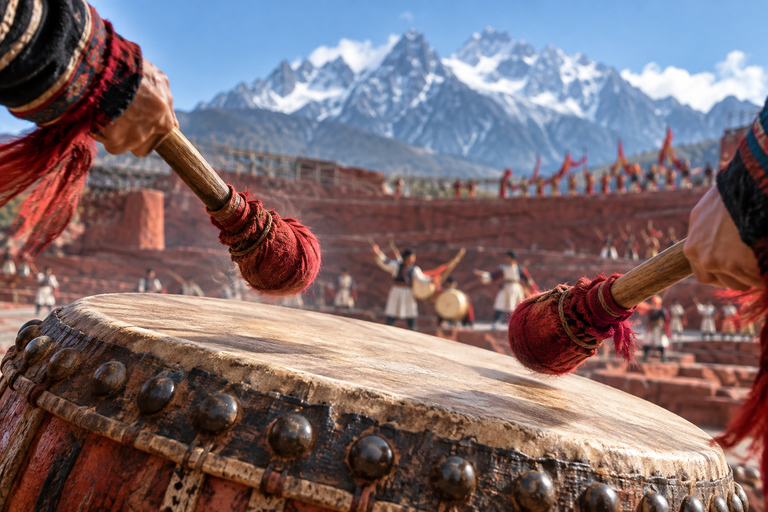Lijiang: Impression Lijiang Show & Snow Mountain Admission Ordinary Seating + Snow Mountain Admission