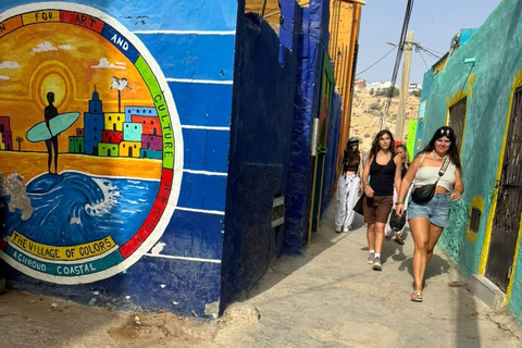 Agadir: Taghazout, Aghroud Village & Timlalin Desert Tour