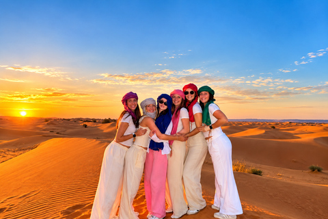 Marrakech: 3-Day Student Sahara Tour With Camp and Quad Adventure Pick: Luxury Camp & Sunset ATV Ride