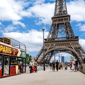 Paris: Big Bus Hop-On Hop-Off Touren mit optionaler Kreuzfahrt