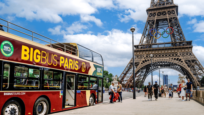 Paris: Big Bus Hop-On Hop-Off Tours with Optional Cruise