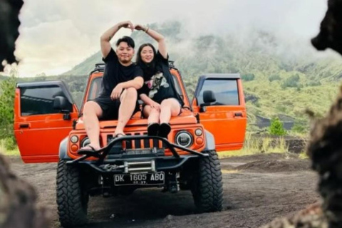 Kintamani: Jeep Sunrise Trekking with Hot Spring Kintamani 4WD Sunrise Tour with Natural Hot Spring Bath With Shuttle