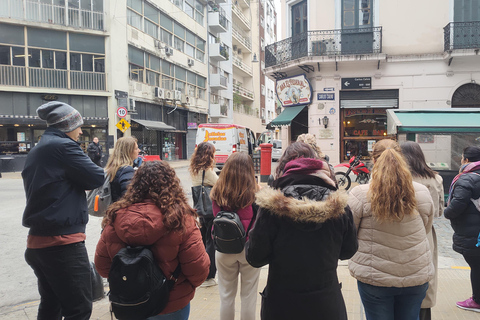 Aula de Arte Fileteado em pequenos grupos e excursão a pé em San Telmo