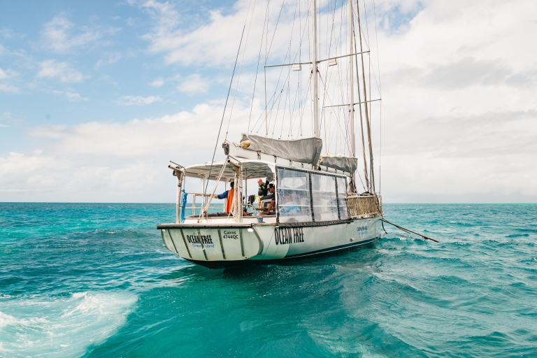 Cairns: Green Island & Great Barrier Reef Sailing Tour Barrier Reef Full-Day Cruise and 2 Introductory Dives