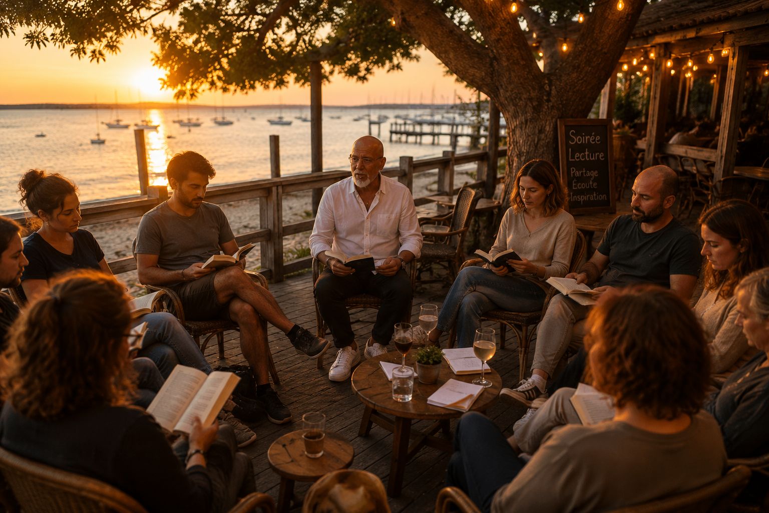 Lege-Cap-Ferret: Lese- und Diskussionsabend mit Blick auf das Bassin