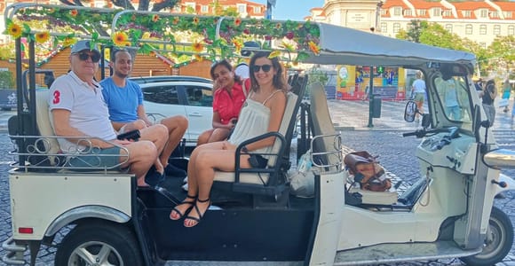 Lisbon: 3-Hour Private Sightseeing city Tour by Tuk Tuk .