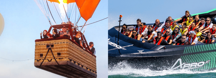 Gold Coast : Montgolfière, petit-déjeuner et Arrojetboating GRATUIT