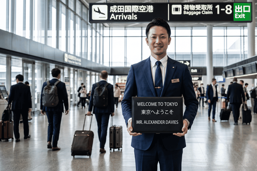 Privattransfer zwischen Flughafen NRT und Stadtzentrum Tokio. Foto: GetYourGuide