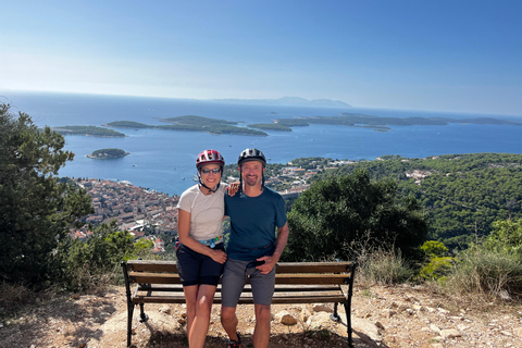 Hvar Island E-Bike Tour with Wine Tasting and Starters Hvar: Self-Guided Bike Tour with Wine Tasting and Starters