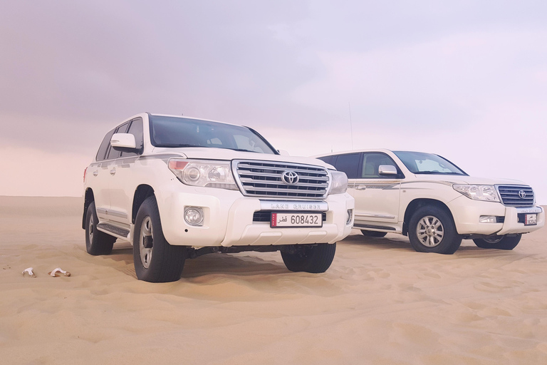 Doha: Safári de meio dia no deserto com passeio de camelo e sandboardDoha: Safári no deserto de meio dia com passeio de camelo e sandboard