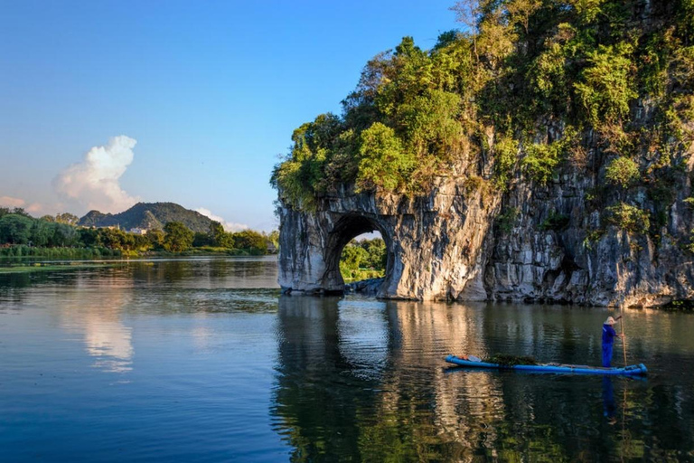 Guilin Afternoon: Reed Flute Cave, Elephant Hill, Night Tour
