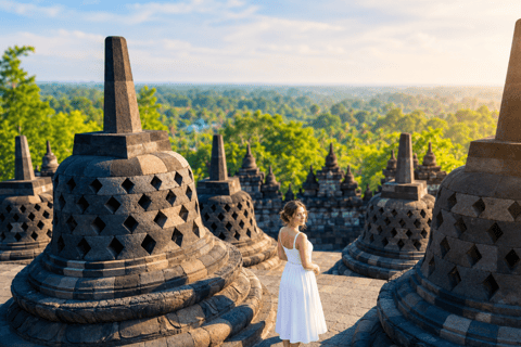 Relaxed Borobudur & Prambanan Private Tour from Yogyakarta Borobudur & Prambanan Private Day Trip