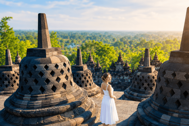 Relaxed Borobudur & Prambanan Private Tour from Yogyakarta Borobudur & Prambanan Private Day Trip