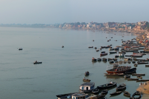 Excursion en bateau au lever du soleil à Varanasi et promenade dans le patrimoine