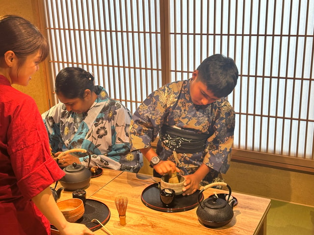 Kyoto Summer Family Adventure: Kimono & Matcha Experience