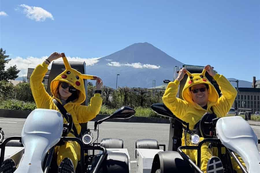 Fuji: Panoramafahrt mit dem Go-Kart mit Tourguide (90 Minuten). Foto: GetYourGuide Fuji: Panoramafahrt mit dem Go-Kart mit Tourguide (90 Minuten). Foto: GetYourGuide