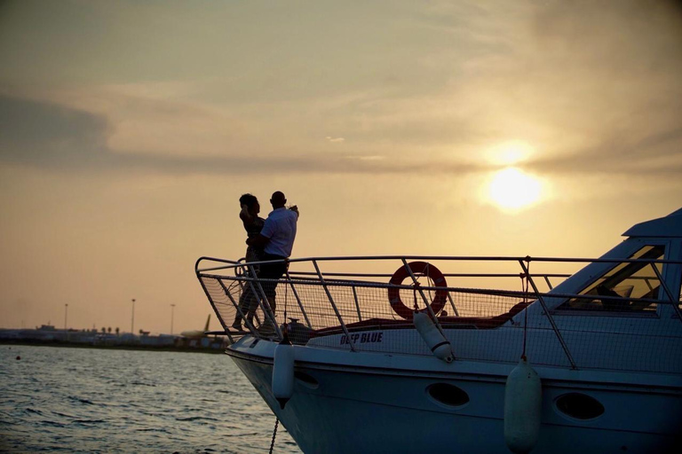 Larnaca: Sunset Cruise – Deep Blue Luxury Yacht