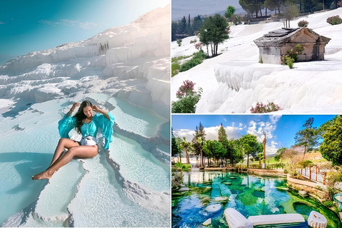 Antalya/Side/Alanya : Guided Pamukkale & Hierapolis Day Trip From Side / Alanya Tour Excluding Entry Fee of Pamukkale