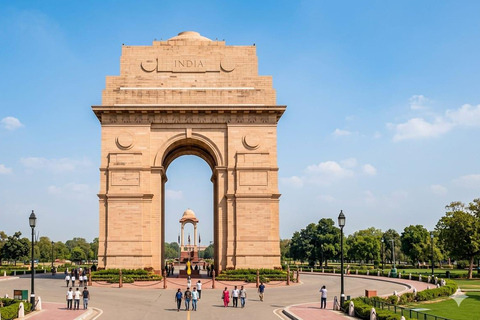 Delhi: Old and New Delhi Private Full or Half-Day Tour Full Day Tour with AC Car, Driver, and Guide