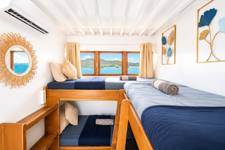 Labuan Bajo: 3-Day Komodo Sailing Ocean View Cabin All Fees Standard Boat | Sharing Room Ocean View | Tiket not Included