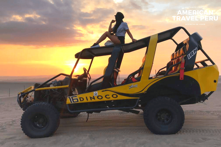 Z Ica: Buggy i sandboarding na wydmach Ica |Przygoda o zachodzie słońca|