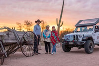 Scottsdale, Tournée de Jeep du coucher du soleil dans le ciel peint - Hizvo