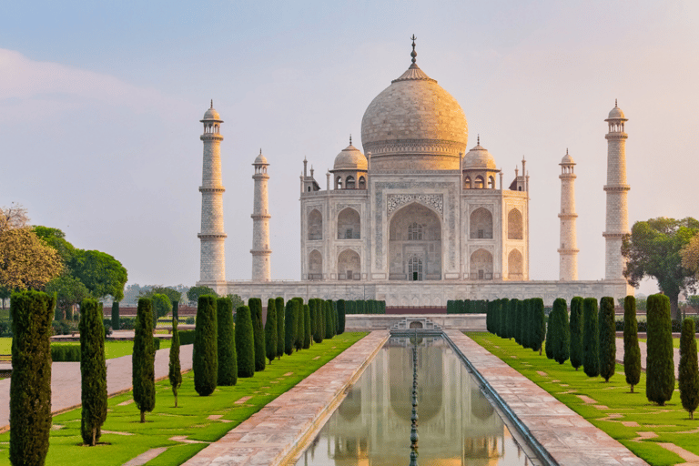 Nueva Delhi: Visita al Taj Mahal al amanecer y al atardecer y a AgraPuesta de Sol: Visita al Taj Mahal y Agra