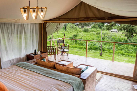 5-daagse middenklasse safari - Tarangire, Serengeti en krater.5-daagse safari - Tarangire, Manyara, Serengeti en Crater.