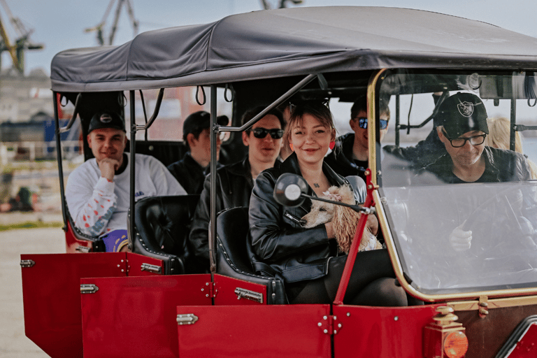 60 minuten sightseeing in retro auto&#039;s, Gdansk