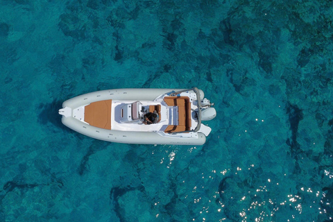 Corfu: Blue Lagoon and Mourtos Caves Sunset Cruise