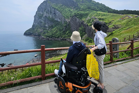 un voyage en fauteuil roulant sur l&#039;île de Jeju (WHEELCHAIR TOUR)