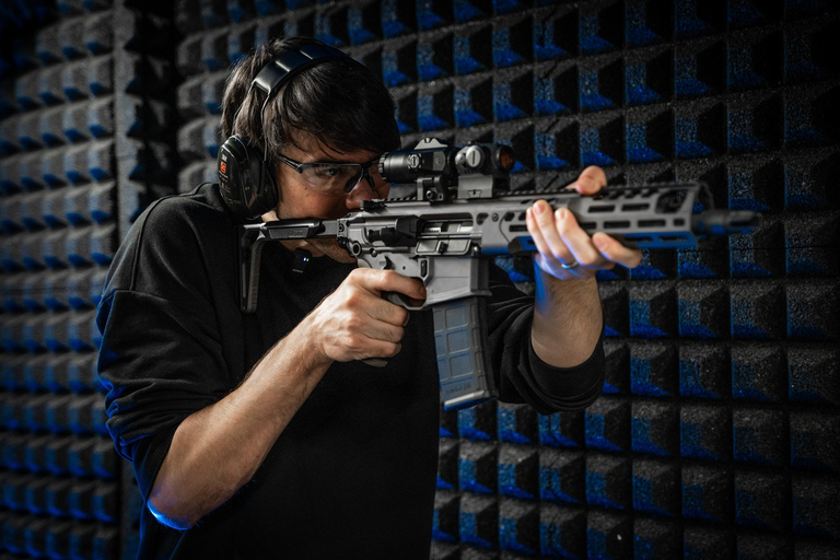 Prague: Target Gun Shooting Experience with Hotel Pickup Prague Target Gun Shooting & Transport & 3 Guns - 25 Shots