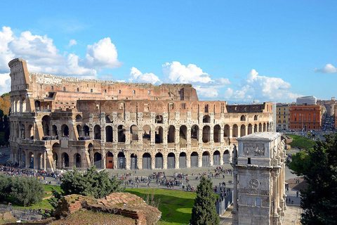 Rome : Colisée, Forum romain et entrée dans la colline du Palatin