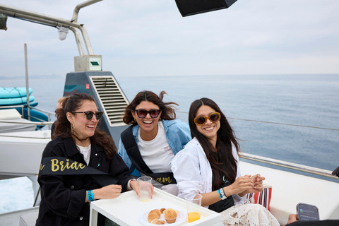 Ibiza: Formentera Catamaran Cruise, Free Time & Sunset Party