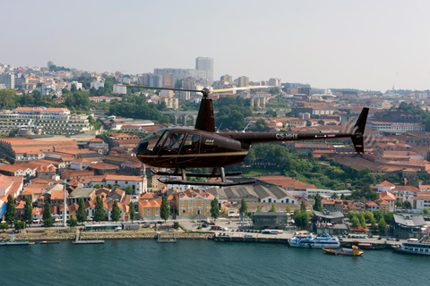 Porto: Guided Walking Tour, Helicopter Ride, & River Cruise Tour in English