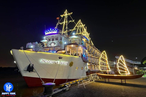 Dinner on Cruise Along Saigon river and Sighseeing