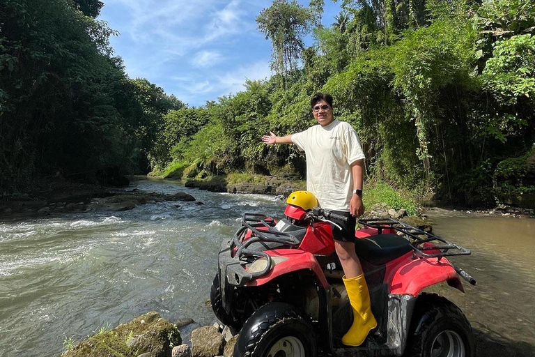 Ubud: Gorila face atv tubingAtv individual + Tubo1