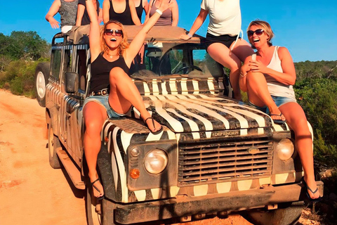 Algarve Sunset 4x4 Zebra Jeep Safari with Sparkling Wine Portimão Sunset 4x4 Zebra Jeep Safari with Sparkling Wine