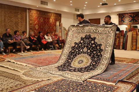 Visita al taller de cerámica de Capadocia y a la tienda de alfombras