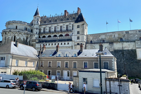 3 Castelos do Loire ao vivo Guiado por um pequeno grupo em uma minivan Mercedes